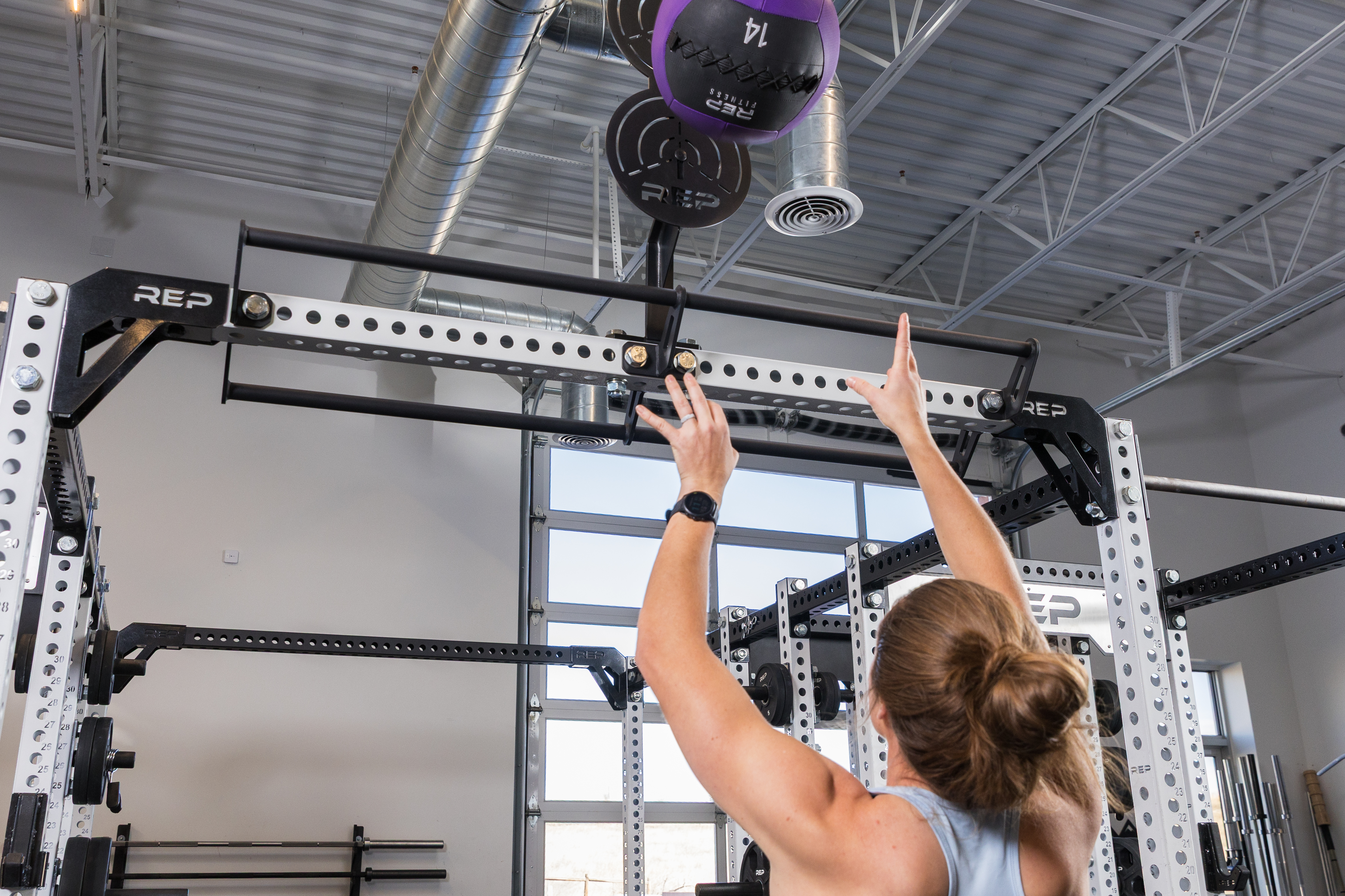 POWER RACK WITH WALL BALL TARGET